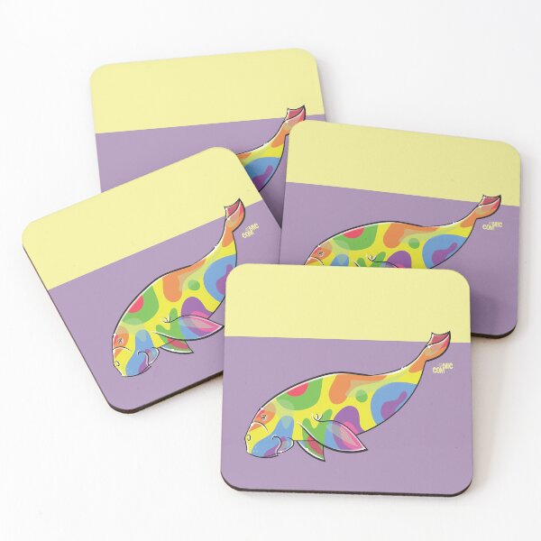 Item preview, COMMIC OCEAN Rainbow Dugong designed and sold by COMMICdesigns.
