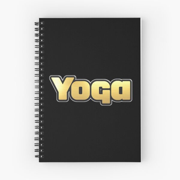 Item preview, Shiny black and Gold YOGA word ver3 designed and sold by smARTwork.