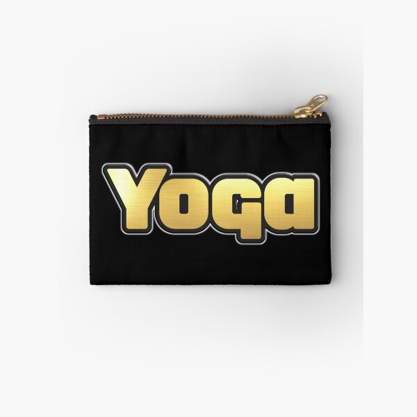 Item preview, Shiny black and Gold YOGA word ver3 designed and sold by smARTwork.