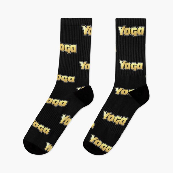 Item preview, Shiny black and Gold YOGA word ver3 designed and sold by smARTwork.