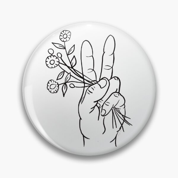 Artikelvorschau, Boho Peace Handblumen entworfen und verkauft von Joey Judd.