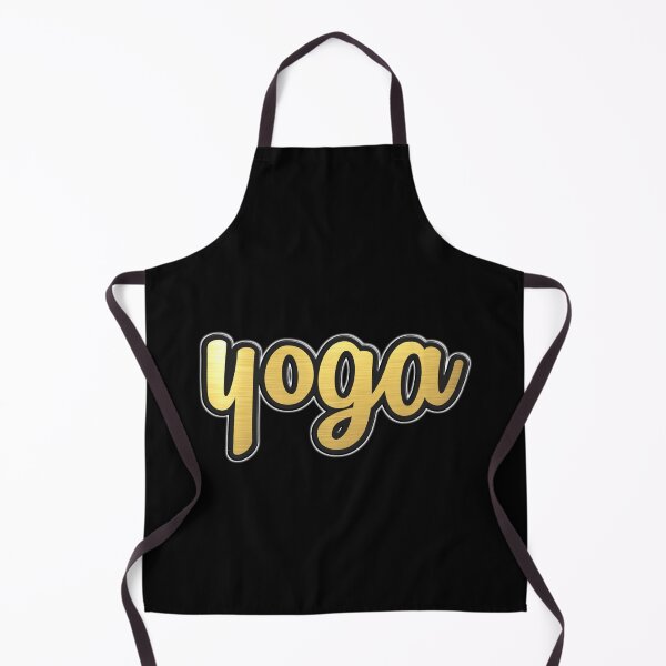 Item preview, Shiny black and Gold YOGA word ver4 designed and sold by smARTwork.