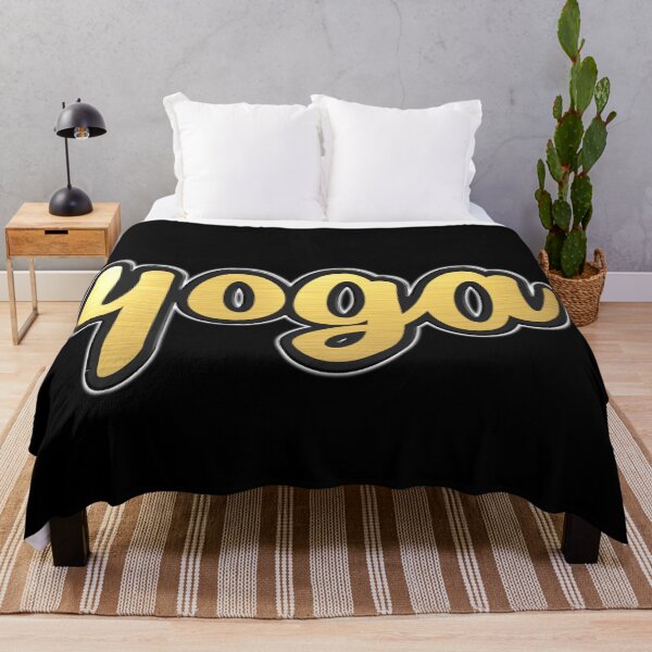 Item preview, Shiny black and Gold YOGA word ver4 designed and sold by smARTwork.