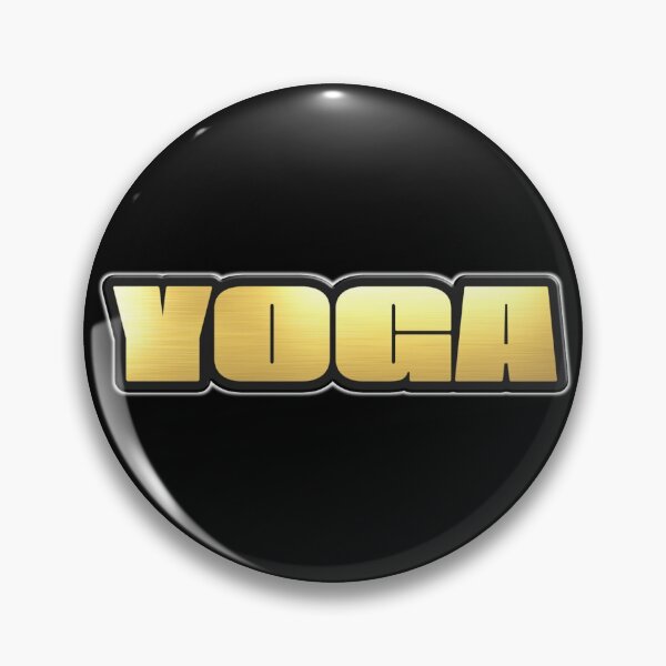 Item preview, Shiny black and Gold YOGA word ver5 designed and sold by smARTwork.