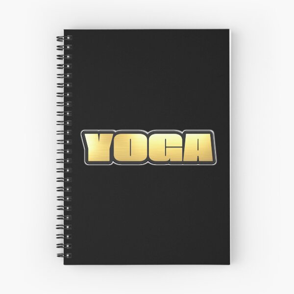 Item preview, Shiny black and Gold YOGA word ver5 designed and sold by smARTwork.