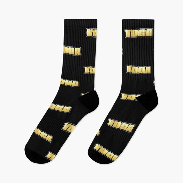 Item preview, Shiny black and Gold YOGA word ver5 designed and sold by smARTwork.