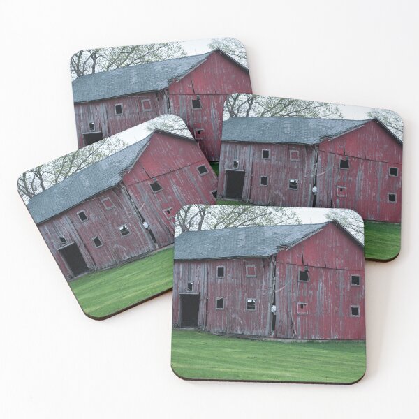 Item preview, Red Barn - Marion, Indiana designed and sold by Maria  Varlet.