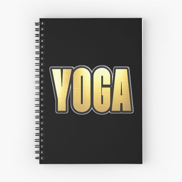 Item preview, Shiny black and Gold YOGA word ver6 designed and sold by smARTwork.