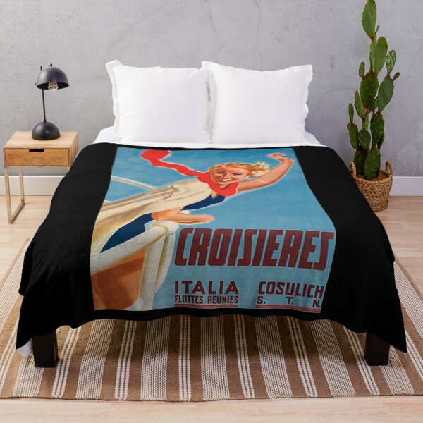 Item preview, Croisiers retro poster designed and sold by CorasPosters.