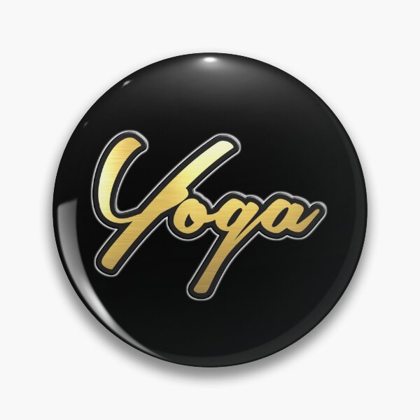 Item preview, Shiny black and Gold YOGA word ver1 designed and sold by smARTwork.