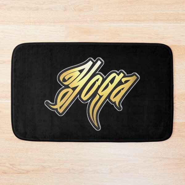 Item preview, Shiny black and Gold YOGA word ver2 designed and sold by smARTwork.