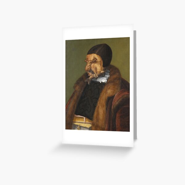 Der Jurist - Giuseppe Arcimboldo Grußkarte