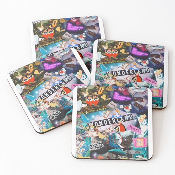 Item preview, Wonderland inspired aesthetic collage  designed and sold by Cass Nicole.