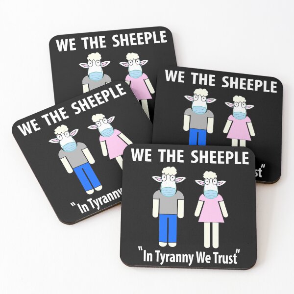 Item preview, We The Sheeple, In Tyranny We Trust Covid Pandemic designed and sold by tonyhollywood.