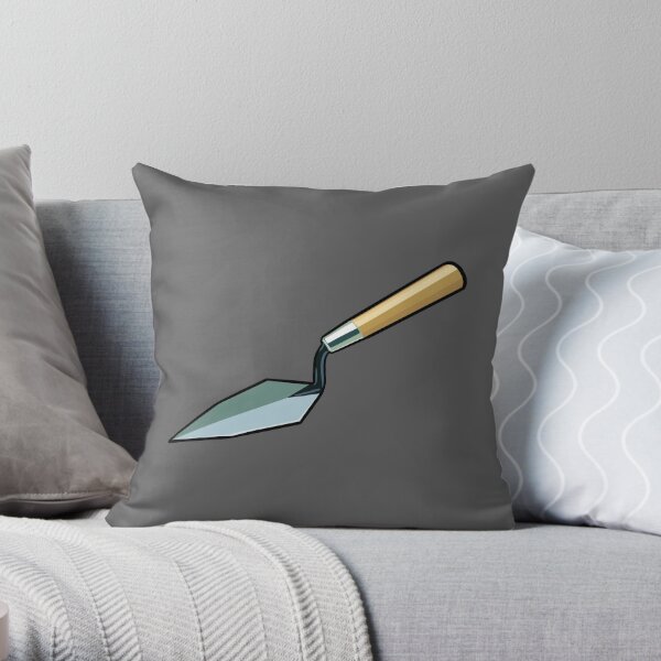 Mosaic trowel Throw Pillow for Sale by ONarchaeology