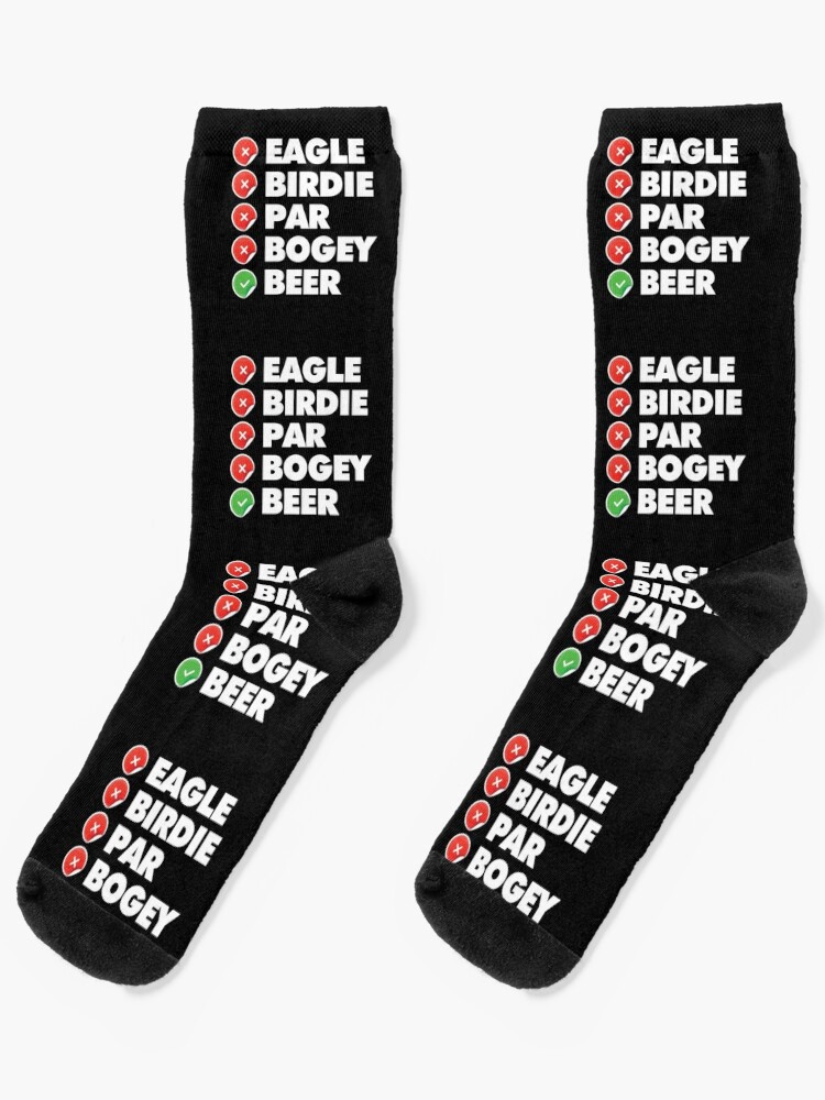 Funny Golf Socks, Swing Swear Repeat