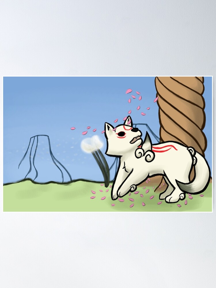 Okamiden Nanami Okami - Okamiden - Posters and Art Prints