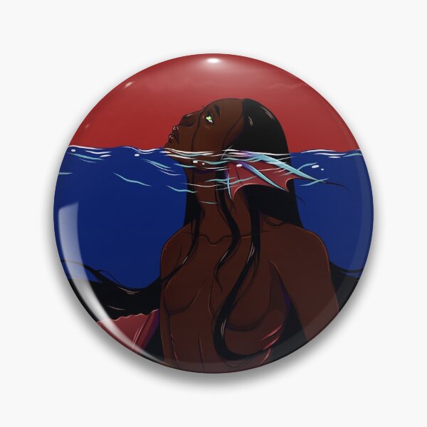 Item preview, Red Sea Mermaid Digital Illustration designed and sold by EmilyKytta.