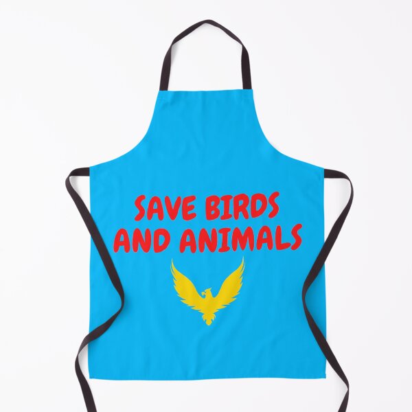 Item preview, SAVE BIRDS AND ANIMALS (GOLDEN BIRD, RED TEXT) designed and sold by mind-illusions.