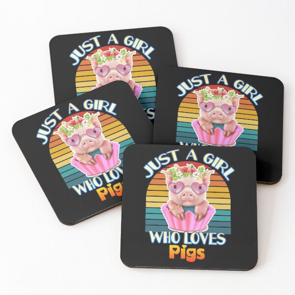 Item preview, Just a Girl who Loves Pigs Cute Gifts designed and sold by Nzgiftsandmore.