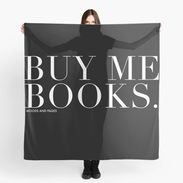 Buy me books (black) Scarf