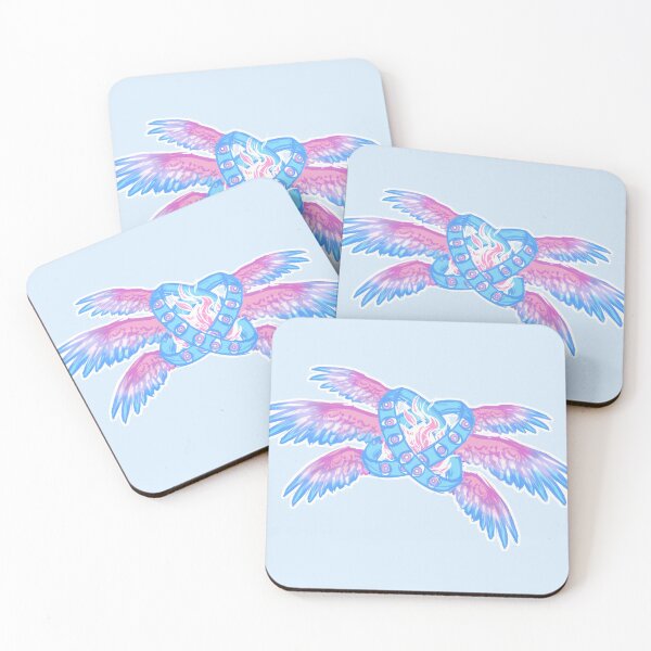 Item preview, trans pride angel designed and sold by Seascraper.