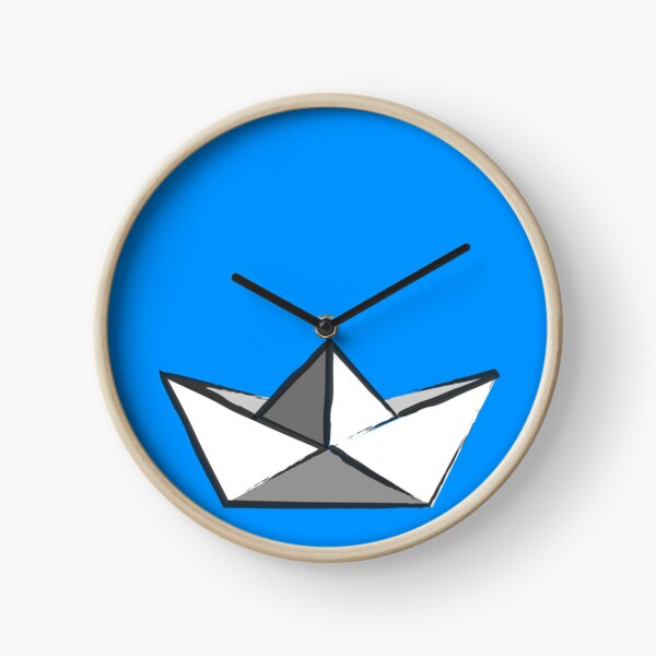 Georgie's paper boat! Clock