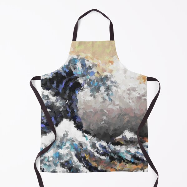 Item preview, The Great Wave Off Kanagawa - Abstract Oil Artwork designed and sold by onicon.