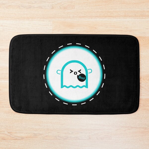 Item preview, Cute ghost-Boo! BlackBG designed and sold by mixMixtli.