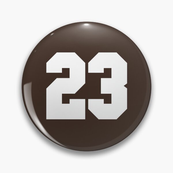 Item preview, 23 Number Cleveland Sports Twenty-Three Brown Jersey designed and sold by HelloFromAja.