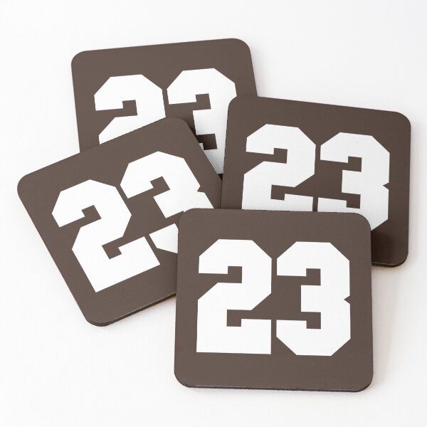Item preview, 23 Number Cleveland Sports Twenty-Three Brown Jersey designed and sold by HelloFromAja.