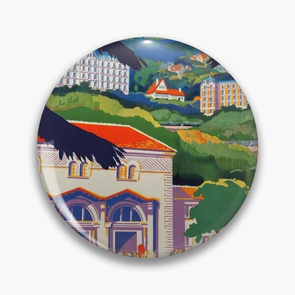 Aperçu de l'œuvre Auvergne Chatel-Guyon poster retro créée et vendue par CorasPosters.