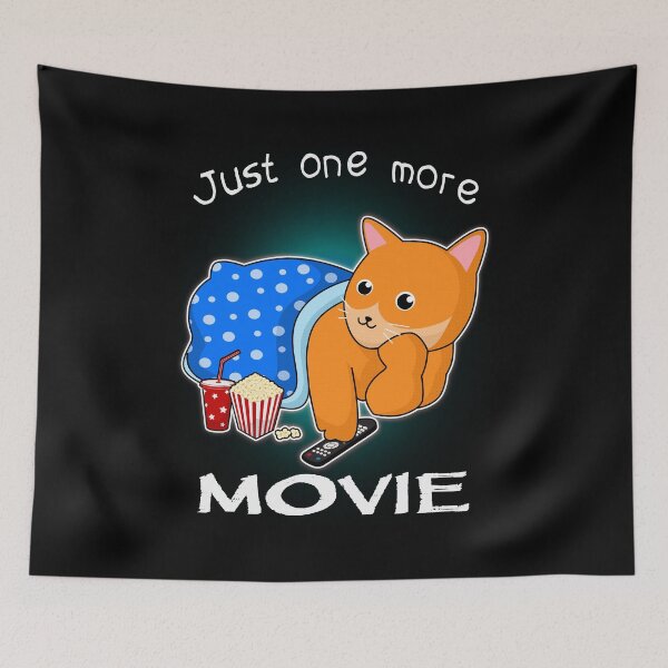 Item preview, JUST ONE MORE MOVIE designed and sold by Canzyartstudio.