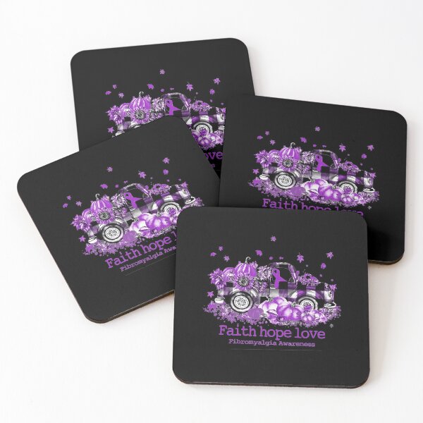 Item preview, Faith Hope Love Fibromyalgia Awareness designed and sold by KathysRyan.