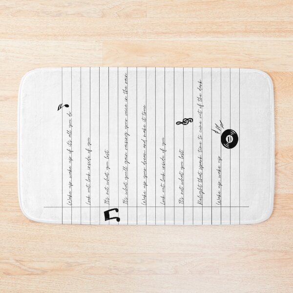Item preview, wake up lyrics letter with doodle julie and the phantoms designed and sold by jatphantoms.