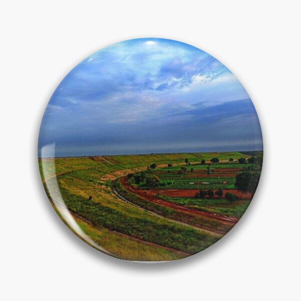 Item preview, busty of green fields and clouds designed and sold by prem sai.