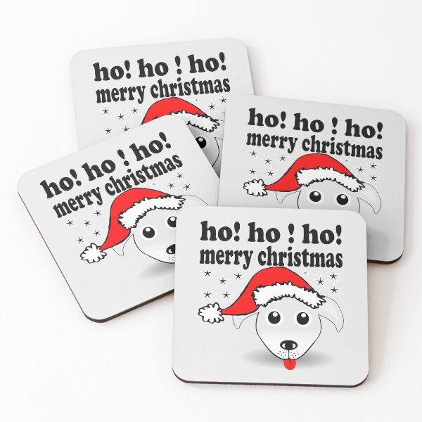Item preview, Greytmas Stocking - ho! ho! ho! Merry Christmas Text And Santa Hound designed and sold by LifeJourny.