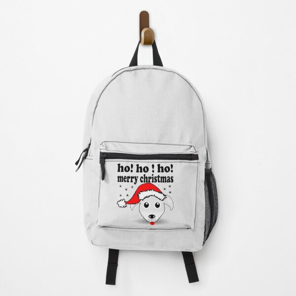 Item preview, Greytmas Stocking - ho! ho! ho! Merry Christmas Text And Santa Hound designed and sold by Custom Crest.