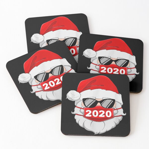 Item preview, Santa With Face Mask Christmas 2020 Family Pajamas Xmas T-shirts designed and sold by Trendy Shirt.