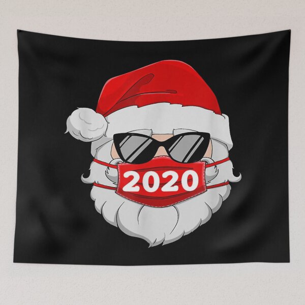 Item preview, Santa With Face Mask Christmas 2020 Family Pajamas Xmas T-shirts designed and sold by Trendy Shirt.