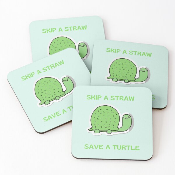 Item preview, Skip a Straw Save a Turtle designed and sold by Quoteeble.