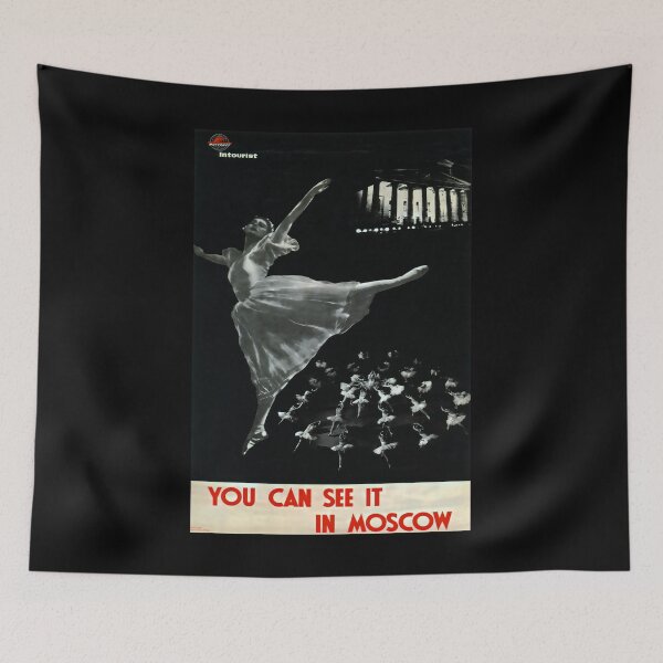 Item preview, You can see it in Moscow retro poster designed and sold by CorasPosters.
