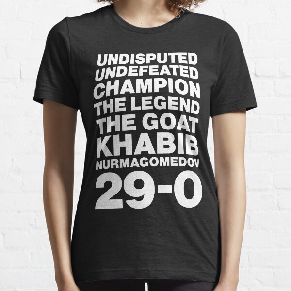 undisputed champion's shirt