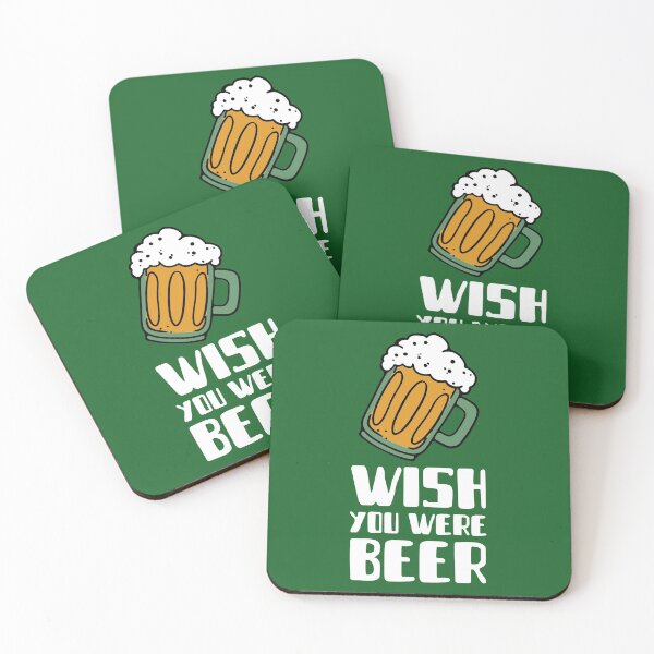 Item preview, Wish You Were Beer (beer mug) designed and sold by HamiltonmagicTs.