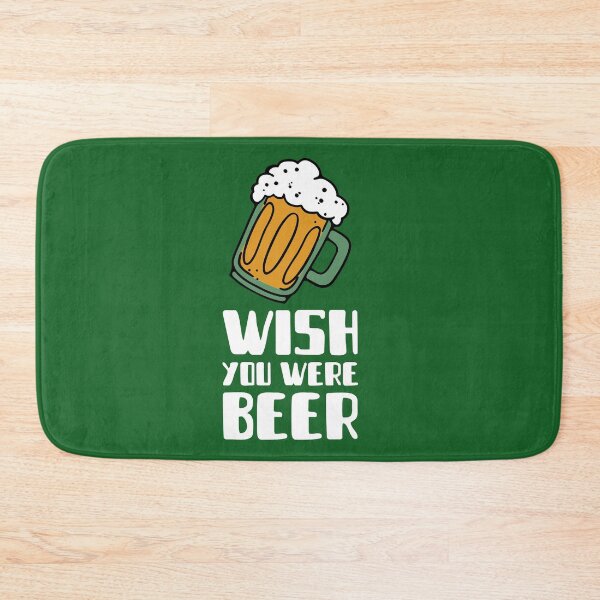 Item preview, Wish You Were Beer (beer mug) designed and sold by HamiltonmagicTs.