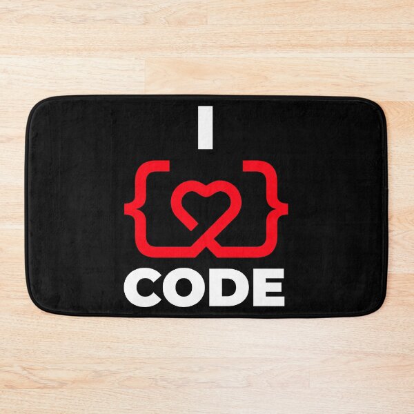 Item preview, I Love to Code Programmer Web Developer designed and sold by Obiscidan.
