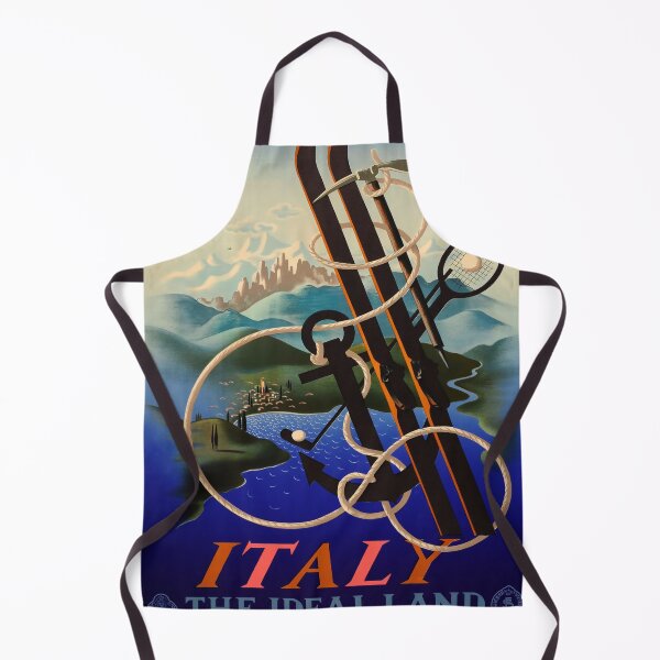Item preview, ENIT Italy ideal land for sport retro poster designed and sold by CorasPosters.