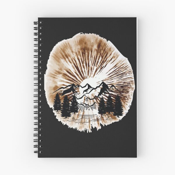 Item preview, Favorite Landscape in top of a spore print Mushroom T-Shirt designed and sold by sunnym79.