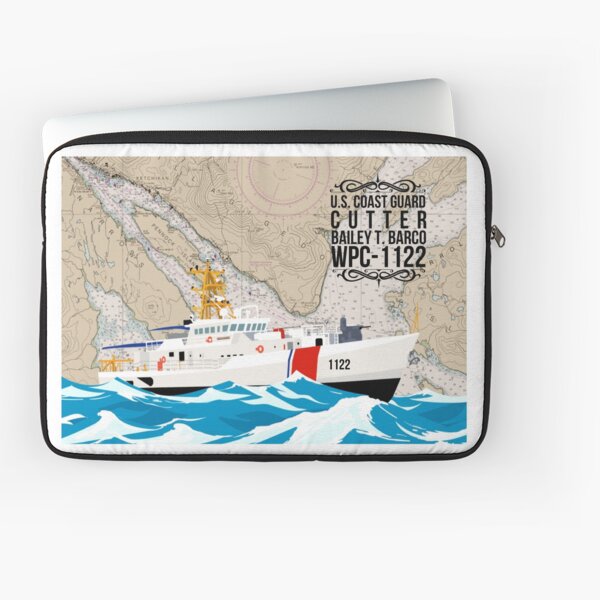 Chart Art - Coast Guard Cutter Bailey T Barco Laptop Sleeve
