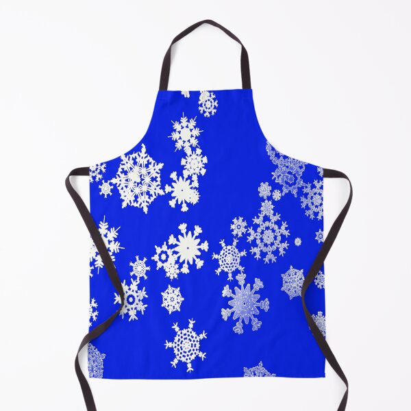 Item preview, White Winter Snowflakes on Royal Blue designed and sold by AlteredAtelier.